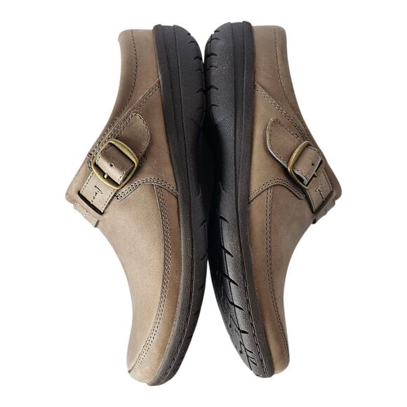 MERRELL Women's 5 M Encore Kassie Brindle Mules Shoes Leather Slip On Buckle NEW - Picture 8 of 10